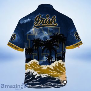 Notre Dame Fighting Irish NCAA Best Hawaiian Shirt For Men Women Custom Name Product Photo 3