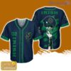 Notre Dame Fighting Irish Personalized Button Baseball Jersey Shirt Unisex Brush Pattern