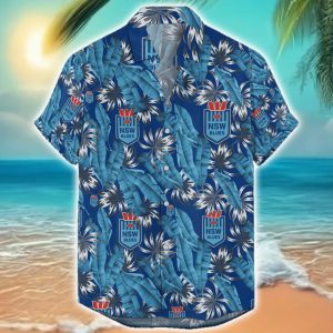 NSW Blues Paradise NRL Aloha Hawaiian Shirt For Men And Women Product Photo 1