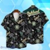 Oakland Athletics MLB Team Logo Beachscape Design Hawaiian Shirt And Short