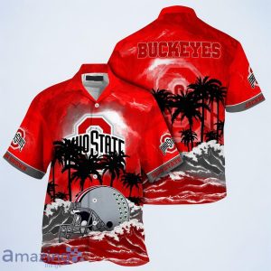 Ohio State Buckeyes NCAA Best Hawaiian Shirt For Men Women Custom Name Product Photo 1