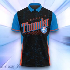 Oklahoma City Thunder Style NBA Playoffs 3D Design Basketball 2024 Polo Shirt image Oklahoma City Thunder Style NBA Playoffs 3D Design Basketball 2024 Polo Shirt Product Photo 2