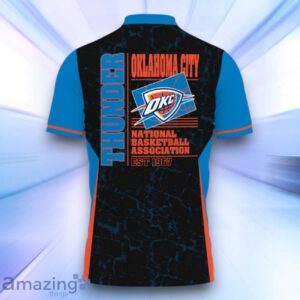 Oklahoma City Thunder Style NBA Playoffs 3D Design Basketball 2024 Polo Shirt image Oklahoma City Thunder Style NBA Playoffs 3D Design Basketball 2024 Polo Shirt Product Photo 3