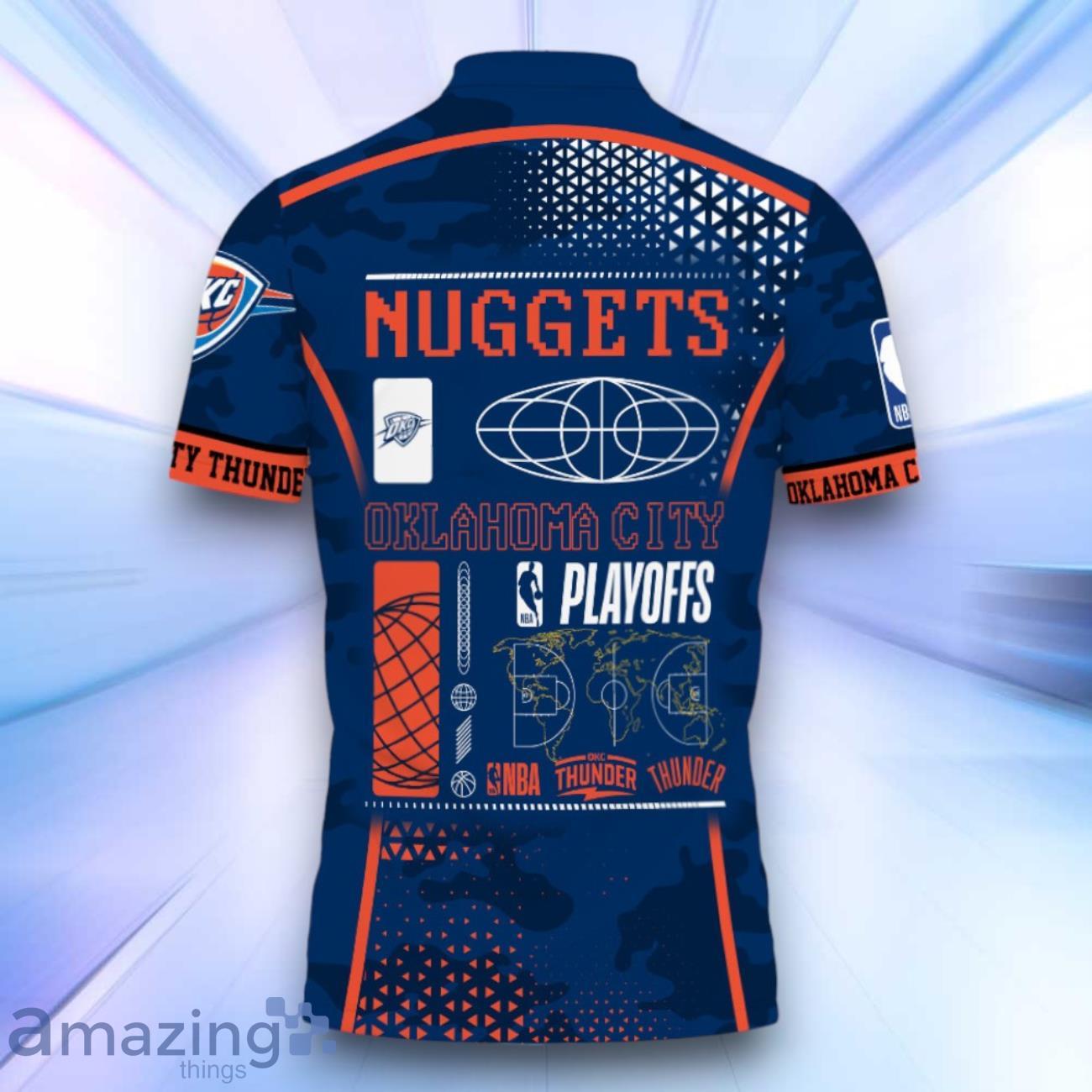 Oklahoma City Thunder Style NBA Playoffs New Design Basketball 2024 Polo Shirt image Oklahoma City Thunder Style NBA Playoffs New Design Basketball 2024 Polo Shirt Product Photo 3
