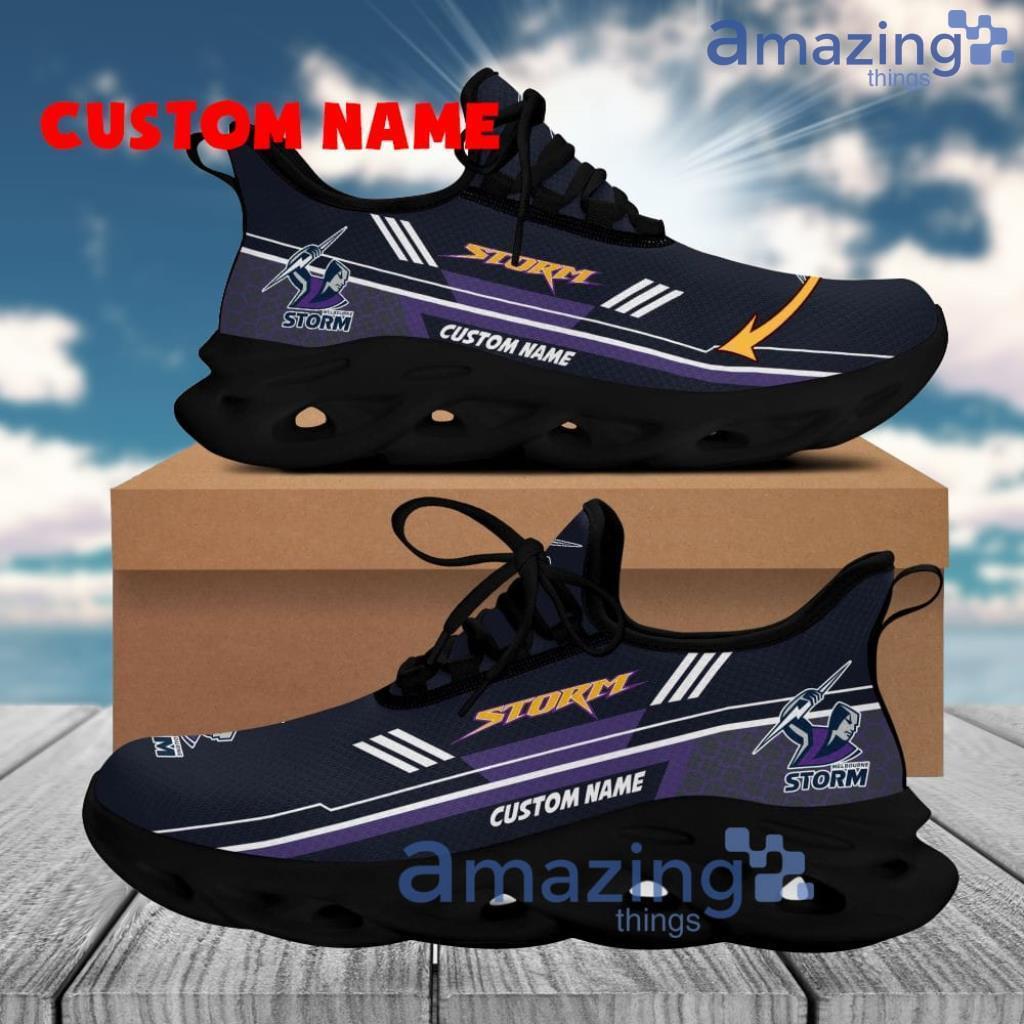 Melbourne Storm Logo Brand Clunky Max Soul Shoes Pattern Modern Footwear Trend For Men And Women Custom Name image Melbourne Storm Logo Brand Clunky Max Soul Shoes Pattern Modern Footwear Trend For Men And Women Custom Name Product Photo 1