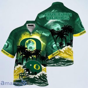 Oregon Ducks NCAA Best Hawaiian Shirt For Men Women Custom Name Product Photo 1