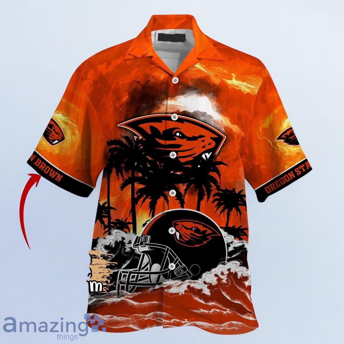 Oregon State Beavers NCAA Best Hawaiian Shirt For Men Women Custom Name image Oregon State Beavers NCAA Best Hawaiian Shirt For Men Women Custom Name Product Photo 2