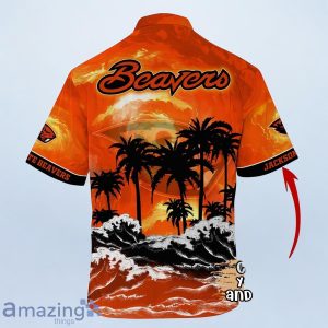 Oregon State Beavers NCAA Best Hawaiian Shirt For Men Women Custom Name image Oregon State Beavers NCAA Best Hawaiian Shirt For Men Women Custom Name Product Photo 3