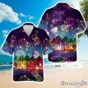 Palm Trees Fireworks, 4th Of July Hawaiian Shirt 3D Beach Shirt