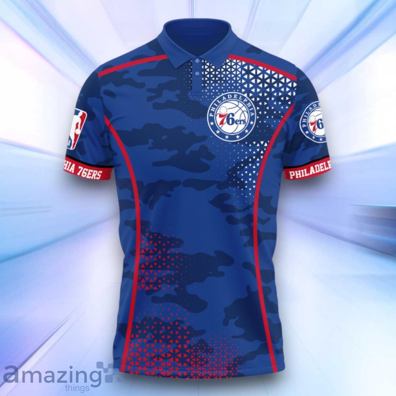 Philadelphia 76ers Style NBA Playoffs New Design Basketball 2024 Polo Shirt For Men Women image Philadelphia 76ers Style NBA Playoffs New Design Basketball 2024 Polo Shirt For Men Women Product Photo 2