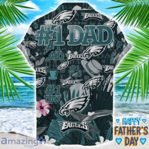 Philadelphia Eagles Coffee Hat and Logo Pattern Hawaiian Shirt Father’s Day Gift NFL Team image Philadelphia Eagles Coffee Hat and Logo Pattern Hawaiian Shirt Father’s Day Gift NFL Team Product Photo 2
