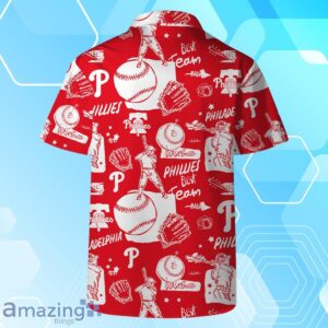Philadelphia Phillies MLB Logo Legend Team Hawaiian Shirt And Short Product Photo 4