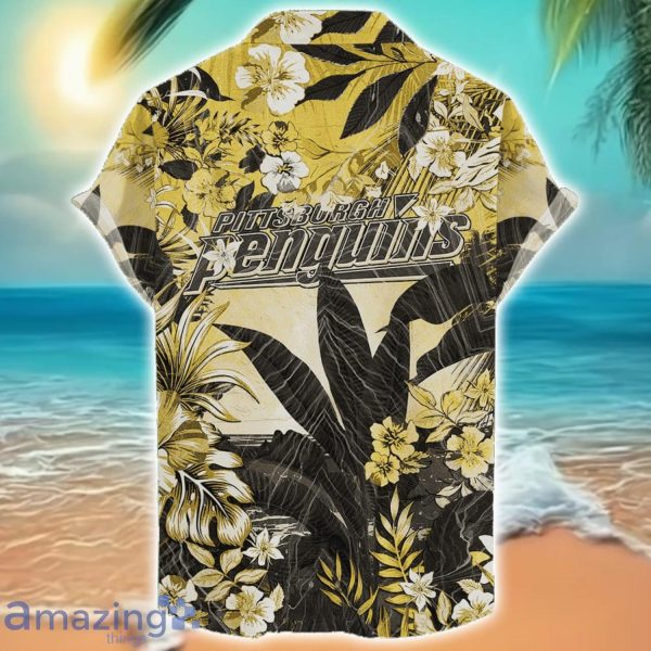 Pittsburgh Penguins Tropical Skull Halloween 3D Hawaiian Shirt For Men Women NHL Fans Product Photo 2