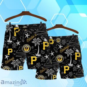 Pittsburgh Pirates MLB Team Logo Beachscape Design Hawaiian Shirt And Short Product Photo 4