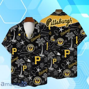Pittsburgh Pirates MLB Team Logo Beachscape Design Hawaiian Shirt And Short Product Photo 1