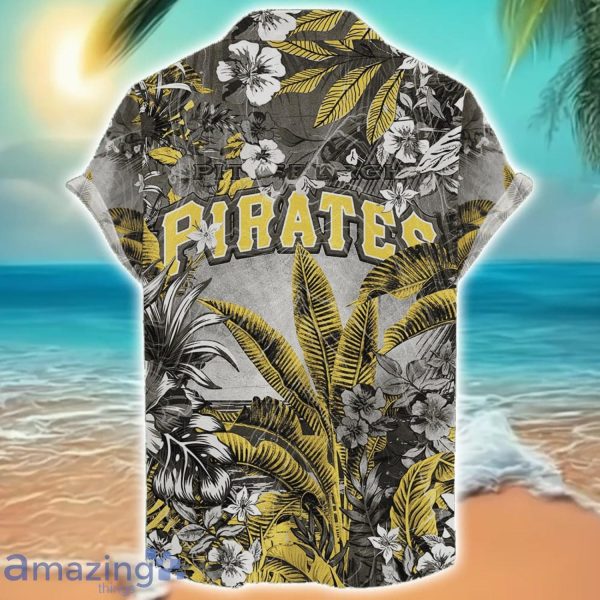 Pittsburgh Pirates Tropical Skull Halloween 3D Hawaiian Shirt For Men Women MLB Fans Product Photo 2