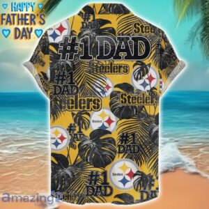 Pittsburgh Steelers Dad Hawaiian Father’s Day Gift For Dad Grandpa NFL Sports Beach Shirt Product Photo 2