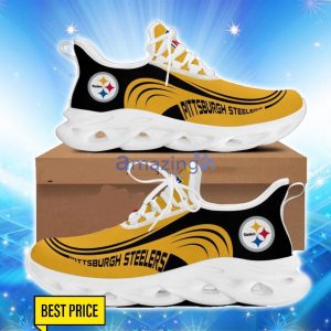 Pittsburgh Steelers Max Soul Sneakers Logo Shoes For Fans Product Photo 1