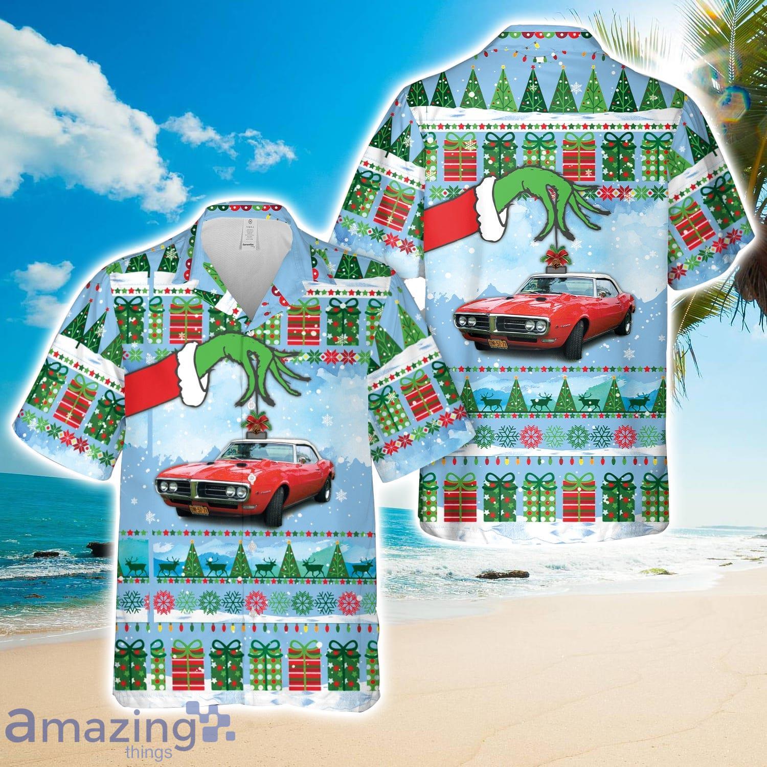 Pontiac Firebird First generation (1967-1969) Christmas Hawaiian Shirt Men Women Men Women Beach Shirt Product Photo 1