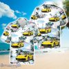Porsche 911 Racing Yellow 3D Printed Aloha Hawaiian Shirt