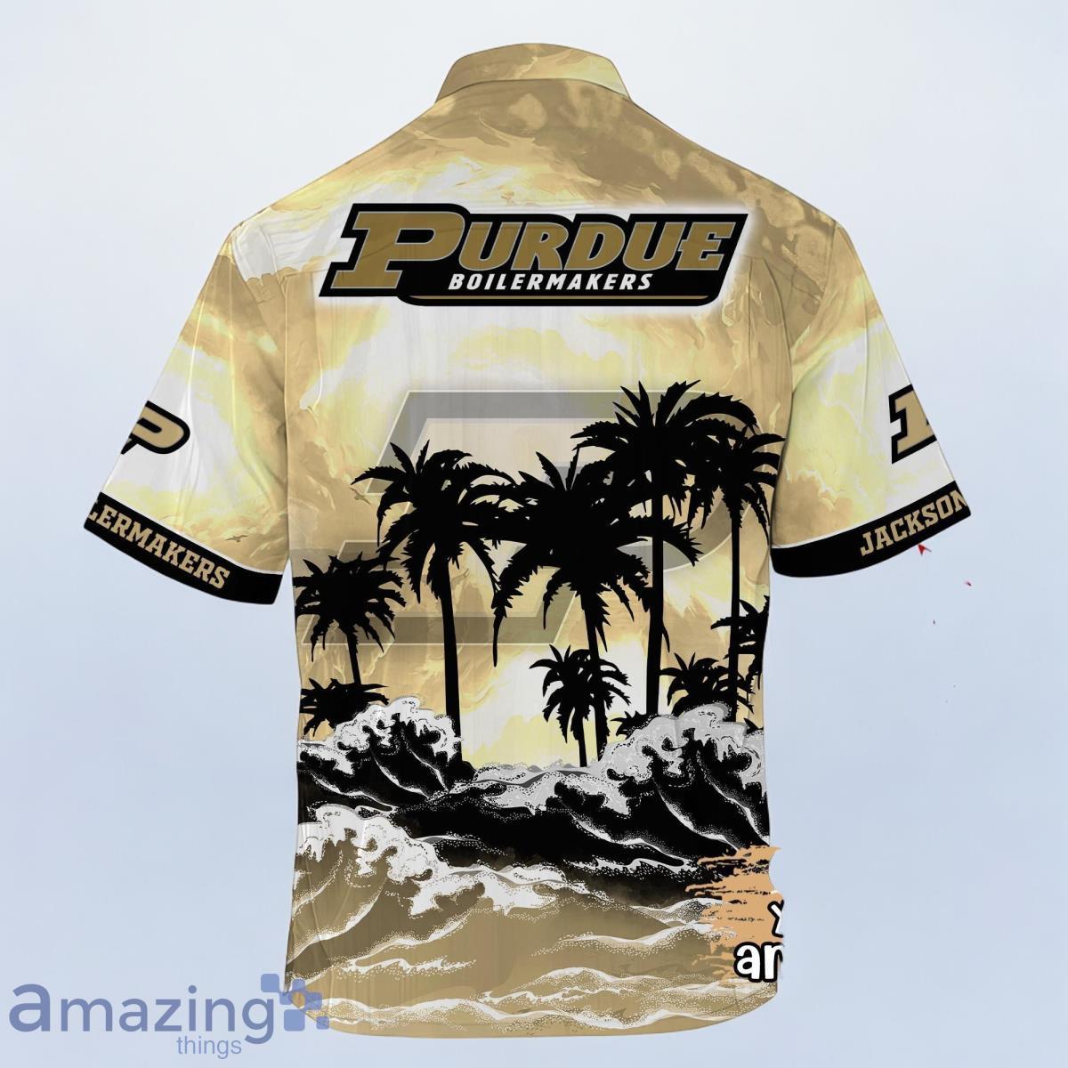 Purdue Boilermakers NCAA Best Hawaiian Shirt For Men Women Custom Name image Purdue Boilermakers NCAA Best Hawaiian Shirt For Men Women Custom Name Product Photo 3