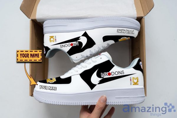 Milton Keynes Dons Air Force Shoes Custom Name Men Women Gift AF1 Shoes Product Photo 1