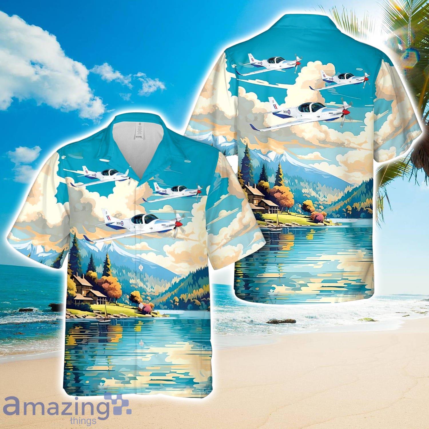 RAF Grob Prefect T1 Hawaiian Shirt Men Women Men Women Beach Shirt Product Photo 1