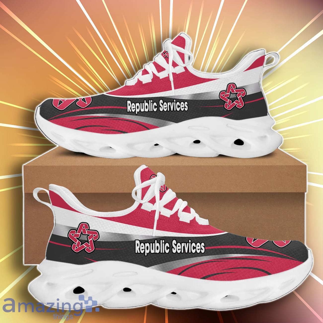 Republic Services Max Soul Shoes Unique Style For Men Women MSS0541 image Republic Services Max Soul Shoes Unique Style For Men Women MSS0541 Product Photo 2