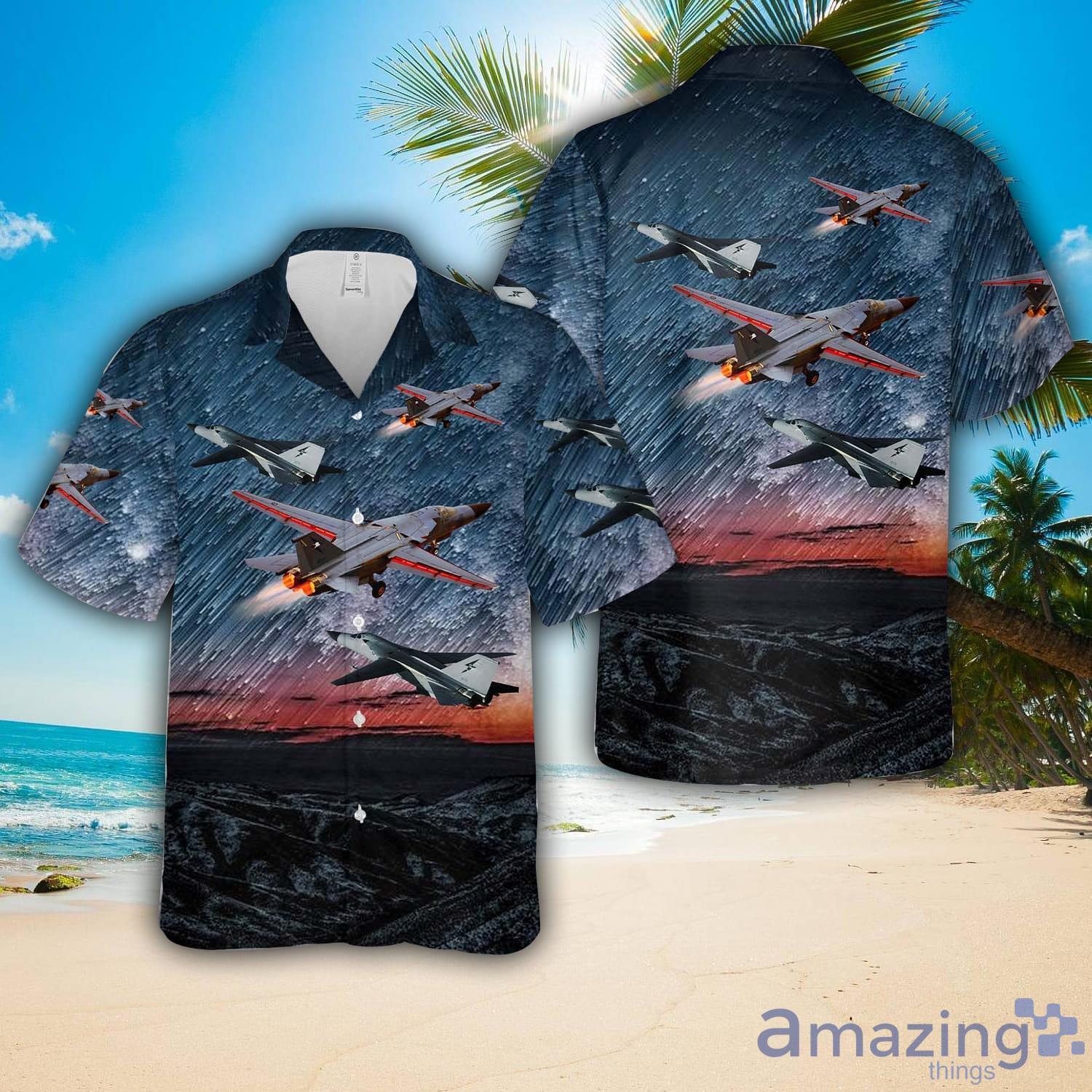 Royal Australian Air Force General Dynamics F 111 the Flying “Pig” 3D Hawaiian Shirt Beach Holiday Gift image Royal Australian Air Force General Dynamics F-111 the Flying “Pig” 3D Hawaiian Shirt Beach Holiday Gift Product Photo 1