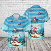Michigan State Police Bell-407 Christmas Beach Hawaiian Shirt