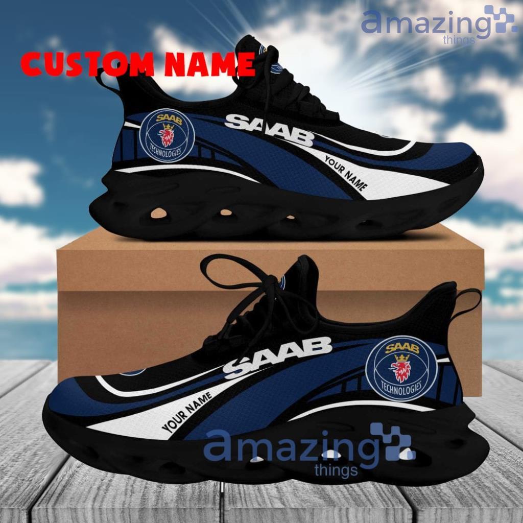Saab Automobile Logo Brand Clunky Max Soul Shoes Trendsetting Kicks For Big Fans Custom Name image Saab Automobile Logo Brand Clunky Max Soul Shoes Trendsetting Kicks For Big Fans Custom Name Product Photo 1