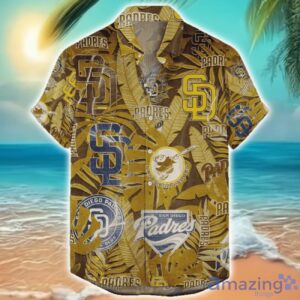 San Diego Padres 3D Hawaiian Shirt Retro Logo Revolution MLB New Design Summer Gift For Men Women Product Photo 1