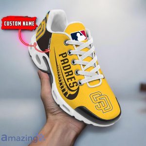 San Diego Padres MLB Air Cushion Sport Shoes Custom Name For Fans Trending Gift Shoes Product Photo 1