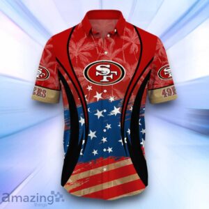 San Francisco 49ers NFL Hawaiian Shirt Flag Aloha Shirt Summer Beach For Fans Product Photo 2