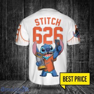 San Francisco Giants Lilo And Stitch 3D Baseball Jersey Shirt Custom Name And Number Product Photo 3