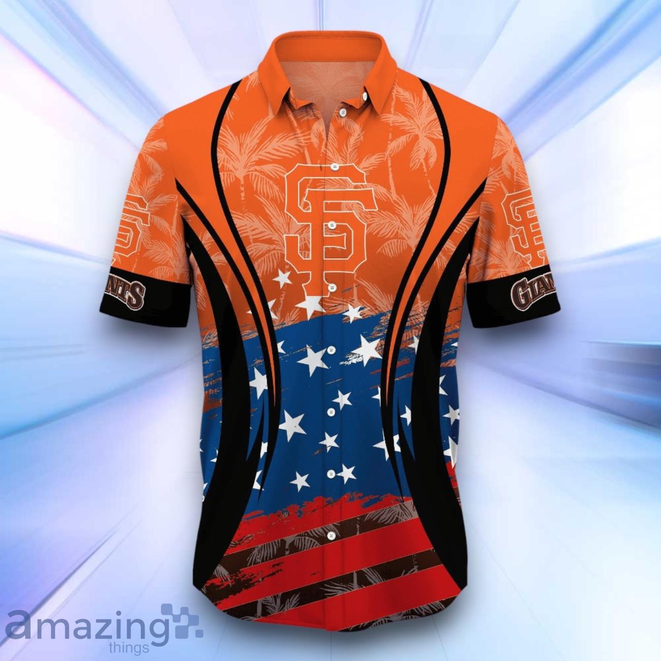 San Francisco Giants MLB Hawaiian Shirt Flag Aloha Shirt Summer Beach For Fans image San Francisco Giants MLB Hawaiian Shirt Flag Aloha Shirt Summer Beach For Fans Product Photo 2