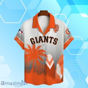 San Francisco Giants MLB Summer Tropical Coconut Hawaiian Shirt And Short Product Photo 3