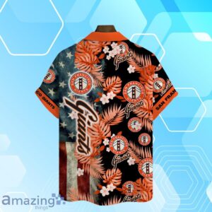 San Francisco Giants MLB US Flag Summer Tropical Hawaiian Shirt And Short Product Photo 3