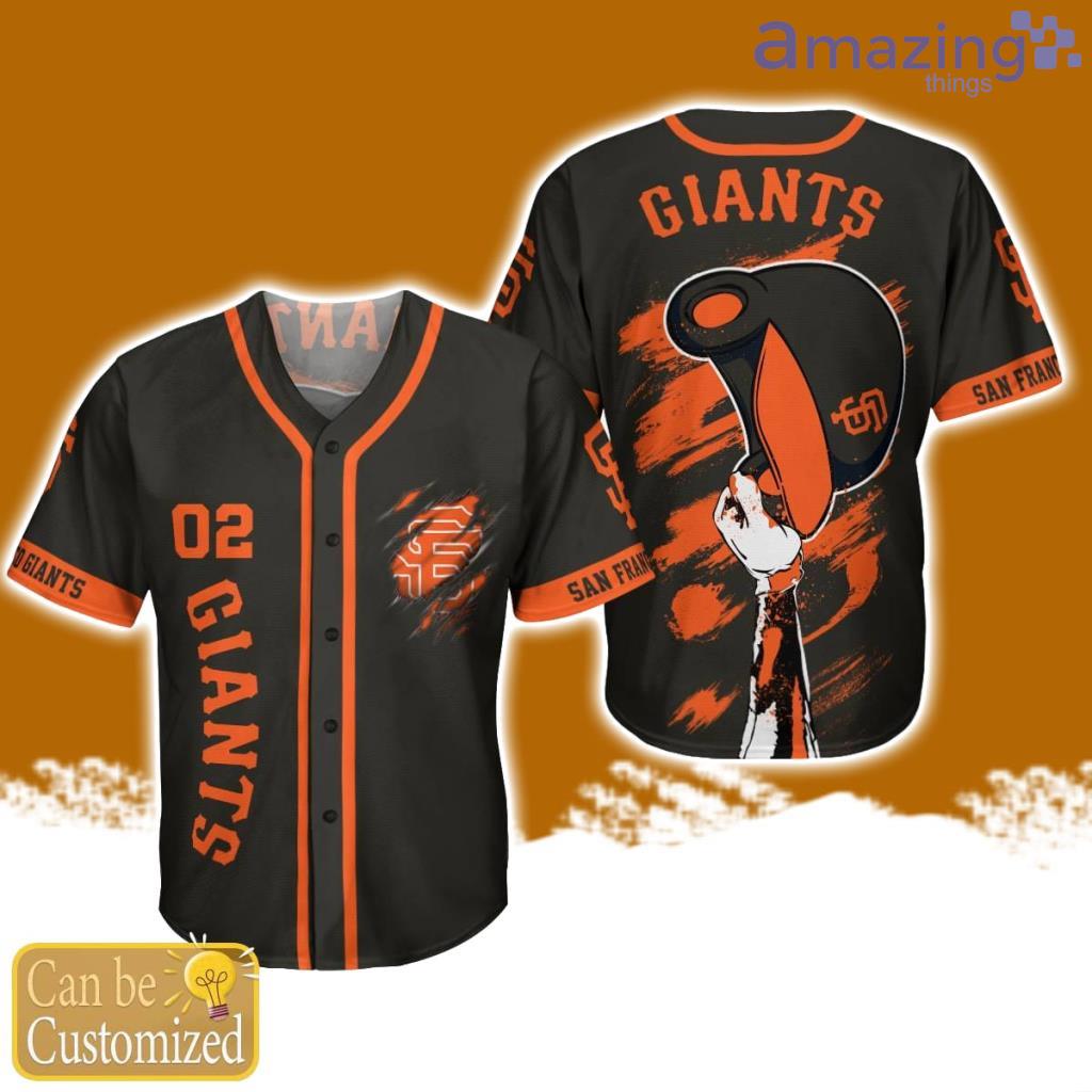 San Francisco Giants Personalized Button Baseball Jersey Shirt Unisex Brush Pattern image San Francisco Giants Personalized Button Baseball Jersey Shirt Unisex Brush Pattern Product Photo 1