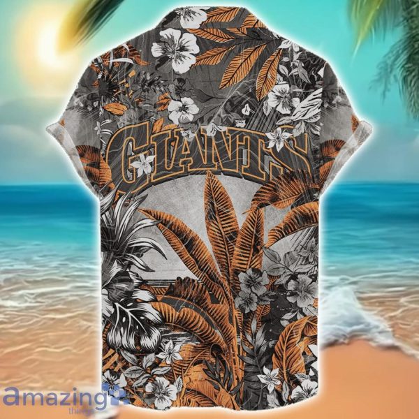 San Francisco Giants Tropical Skull Halloween 3D Hawaiian Shirt For Men Women MLB Fans Product Photo 2