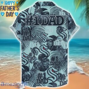Seattle Kraken Dad Hawaiian Father’s Day Gift For Dad Grandpa NHL Sports Beach Shirt Product Photo 2