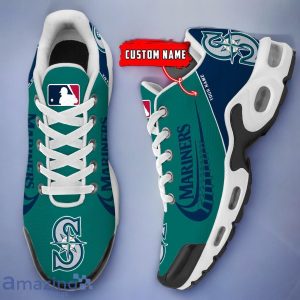 Seattle Mariners MLB Air Cushion Sport Shoes Custom Name For Fans Trending Gift Shoes Product Photo 2