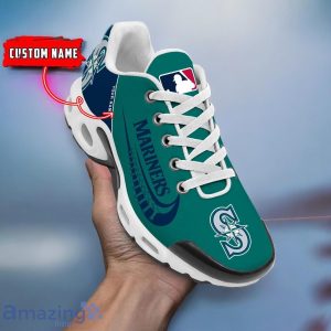 Seattle Mariners MLB Air Cushion Sport Shoes Custom Name For Fans Trending Gift Shoes Product Photo 1