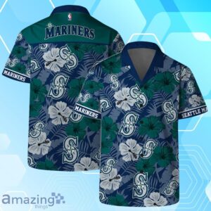 Seattle Mariners MLB Team Logo Hawaiian Shirt And Short Vintage Pattern Product Photo 1