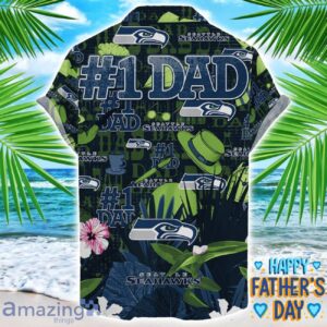 Seattle Seahawks Coffee Hat and Logo Pattern Hawaiian Shirt Father’s Day Gift NFL Team image Seattle Seahawks Coffee Hat and Logo Pattern Hawaiian Shirt Father’s Day Gift NFL Team Product Photo 2