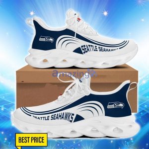Seattle Seahawks Max Soul Sneakers Logo Shoes For Fans Product Photo 1