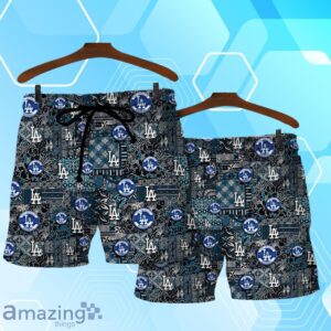 Shohei Ohtani Los Angeles Dodgers MLB Summer Hawaiian Shirt And Short Baseball Pattern Product Photo 1