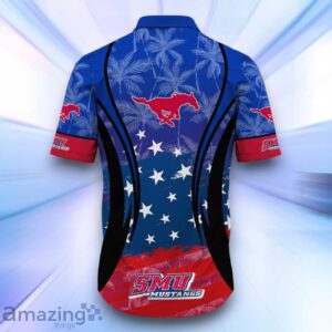 SMU Mustangs NCAA3 Hawaiian Shirt Flag Aloha Shirt Summer Beach For Fans image SMU Mustangs NCAA3 Hawaiian Shirt Flag Aloha Shirt Summer Beach For Fans Product Photo 3