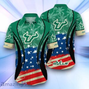 South Florida Bulls NCAA3 Hawaiian Shirt Flag Aloha Shirt Summer Beach For Fans Product Photo 1