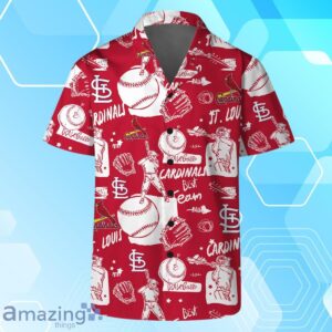 St. Louis Cardinals MLB Logo Legend Team Hawaiian Shirt And Short Product Photo 3